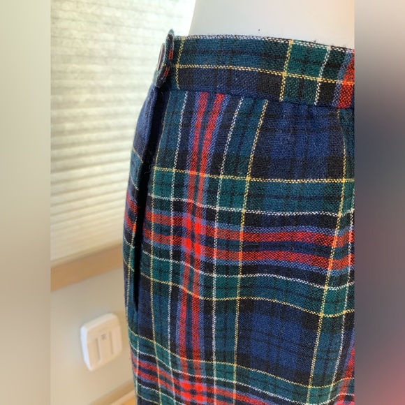 Allison Tartan 100% Virgin Wool Women’s Plaid Long/Midi Skirt. Like New size 8 - Picture 5 of 10